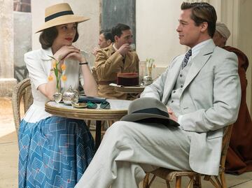 Brad Pitt y Marion Cotillard se enamoran en "Allied"