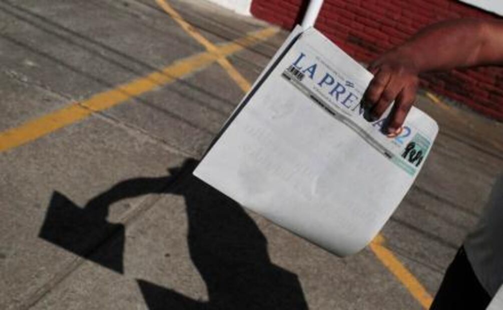 Diario La Prensa de Nicaragua protesta con portada en blanco contra gobierno de Ortega