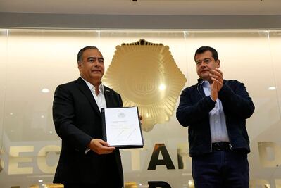 Amieva nombra a Raymundo Collins secretario de Seguridad Pública