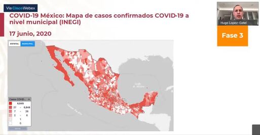 De Hoyos circula video de López-Gatell: "grupos adinerados importaron el Covid", dice