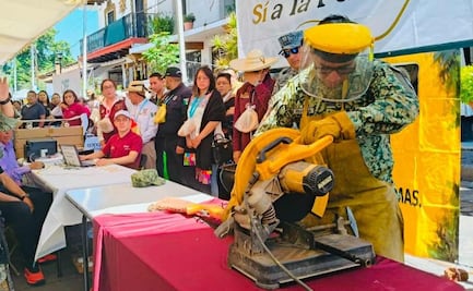 Arma se dispara durante destrucción en Michoacán; Segob reporta un lesionado que fue llevado al hospital