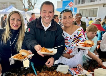 Cuajimalpa celebra el Día de la Candelaria con un tamal huasteco de casi 4 metros