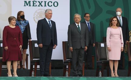 Prensa oficialista de Cuba recuerda a Fidel Castro en visita de Díaz-Canel a México