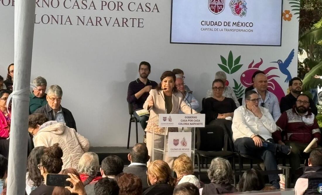 Brugada invita a vecinos a definir espacios de la Utopía en el Centro SCOP de colonia Narvarte (03/07/20205). Foto: Liliana Gómez / EL UNIVERSAL