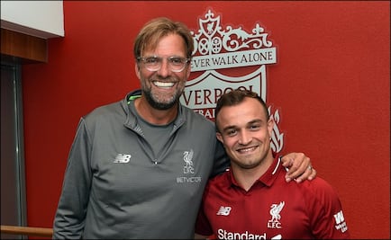 Shaqiri, nuevo jugador del Liverpool de Inglaterra