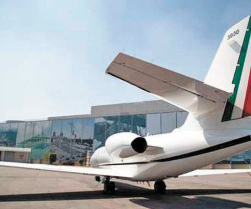 Enajenación. Los aviones Cessna Citation 680 Sovereign y el 501 fueron incluidos en la flotilla de 28 aparatos aéreos de lujo que el gobierno subastaría. Foto: ARCHIVO EL UNIVERSAL