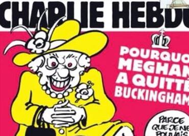 Charlie Hebdo causa indignación al parodiar la muerte de George Floyd con la reina Isabel