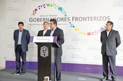 Gobernadores fronterizos analizan migración