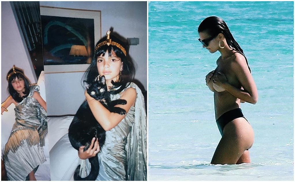 Emily Ratajkowski, entre fotos tiernas y sexys