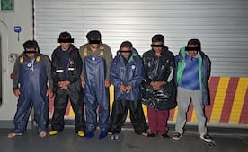 Detienen a seis en "narcolancha" en costa de Acapulco; les aseguran una tonelada de cocaína