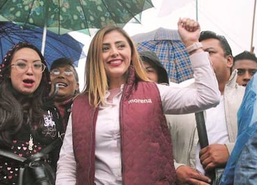 Candidata de Morena llama corrupto a AMLO