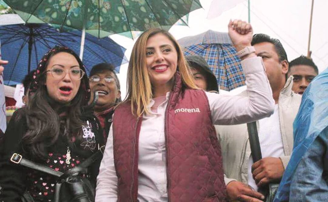 En la foto: Nancy Gómez, contendiente por Morena al municipio de Chicoloapan en el Estado de México (ARCHIVO. EL UNIVERSAL)