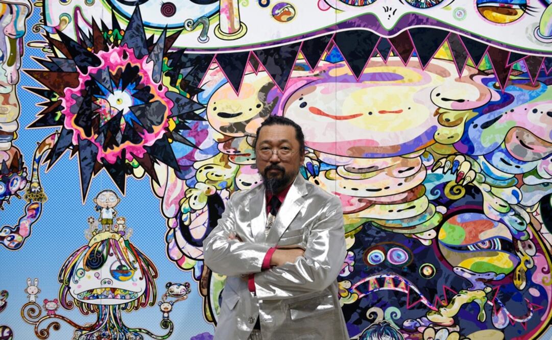 Con "The 500 Arhats", Murakami expone en su país natal por primera vez en 14 años. (FOTO: EFE)