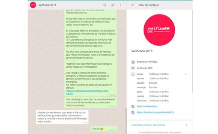 Verificado 2018 analizará cadenas electorales en Whatsapp