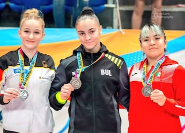 Alexa Moreno gana medalla de bronce en la Copa del Mundo de Gimnasia Artística