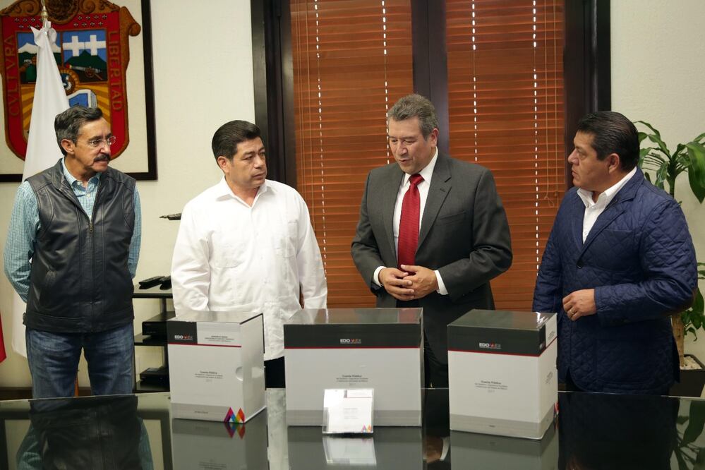 Entregan Cuenta Pública Edomex 2017
