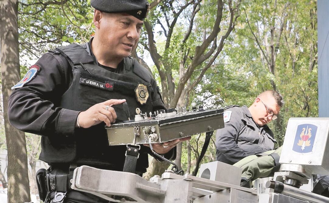 Tecnología. El equipo Fuerza de Tarea contó con dos robots especializados para la desactivación de bombas. 