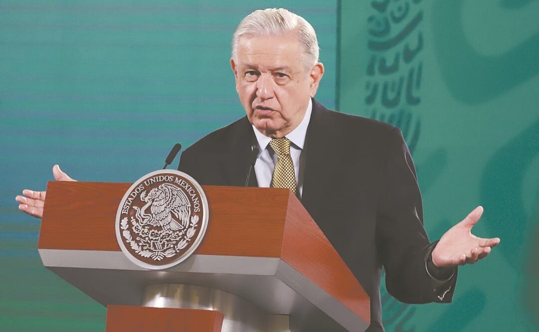 En su conferencia de prensa, el presidente López Obrador dijo que él no le mandó a Ricardo Anaya a “hacer esas cosas”. Foto: Berenice Fregoso. EL UNIVERSAL