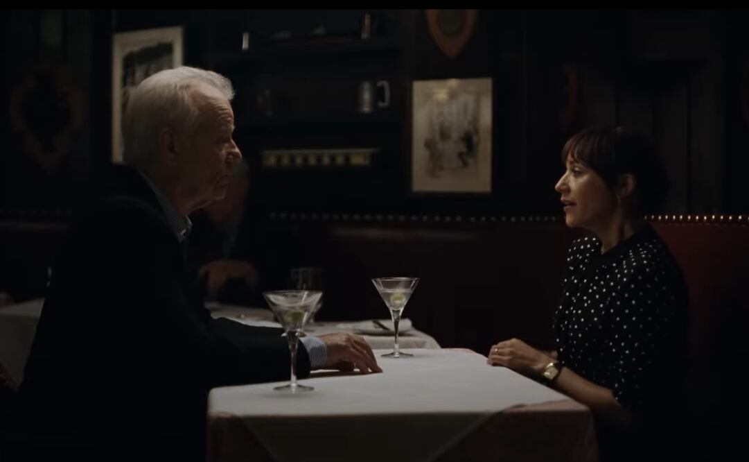 Bill Murray y Rashida Jones. Foto: Captura video