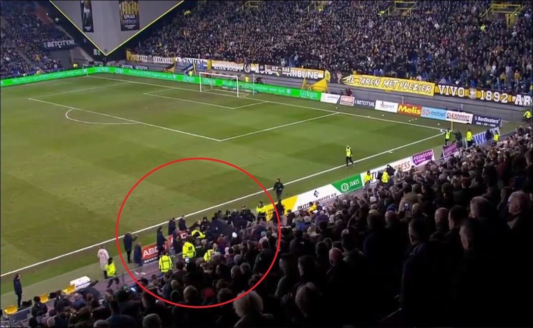 Partido suspendido en la Eredivisie por violencia - Foto: Especial