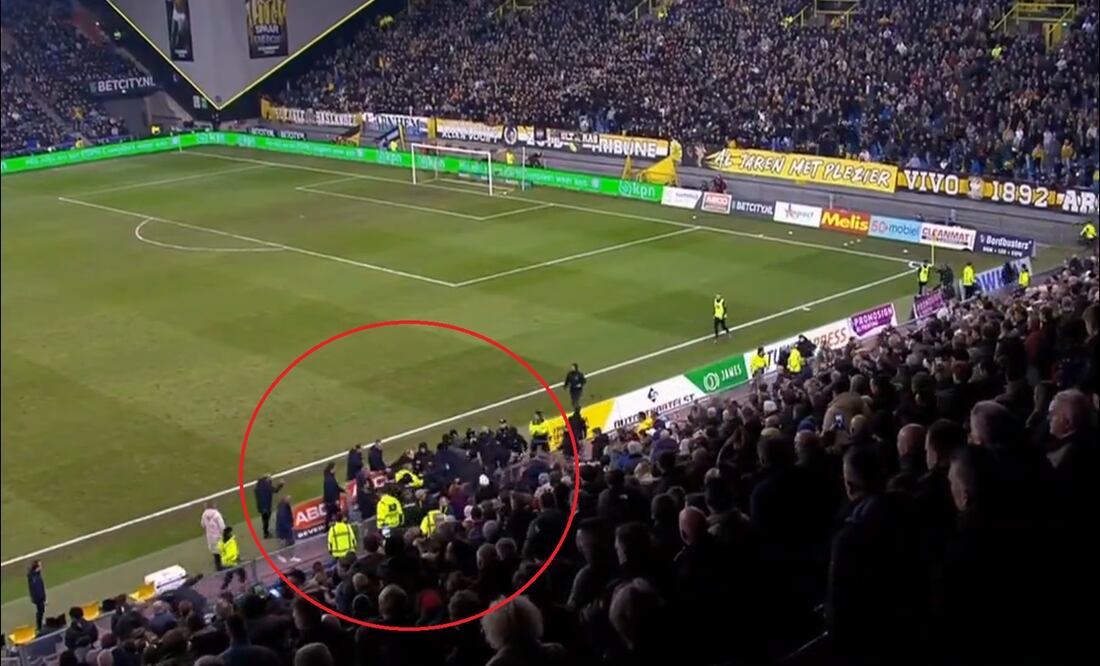 Partido suspendido en la Eredivisie por violencia - Foto: Especial