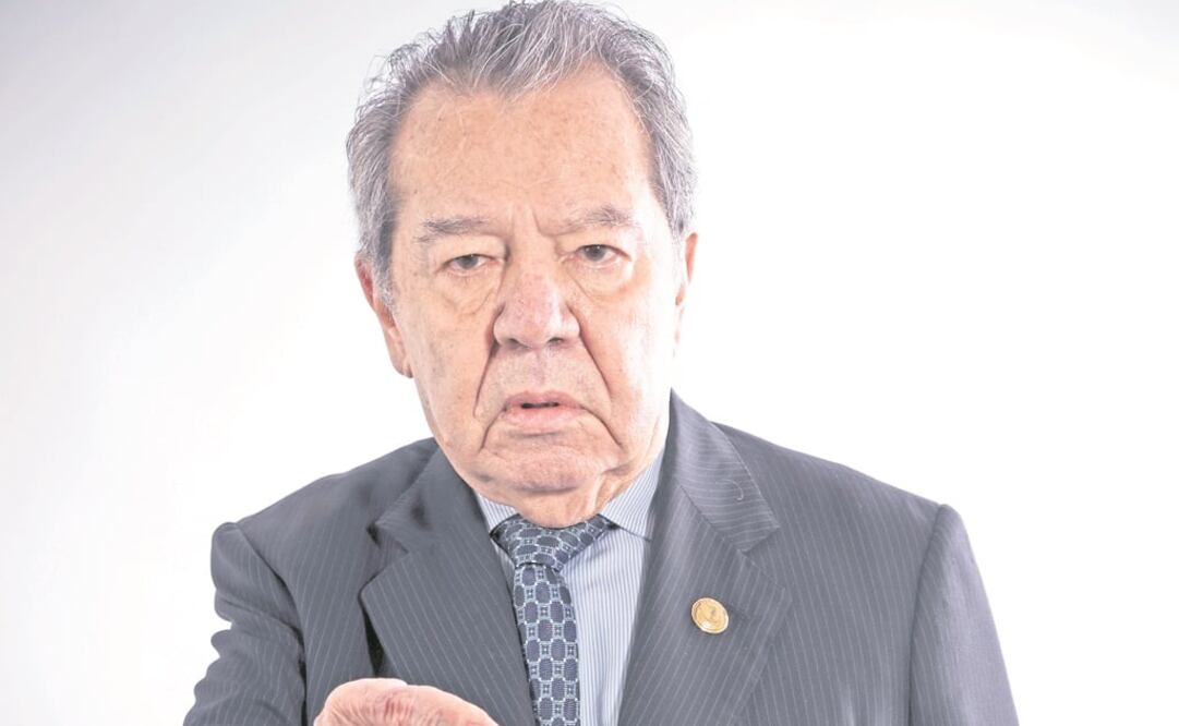 Porfirio Muñoz Ledo, ex embajador de México ante la ONU y Constituyente de la CDMX. (JUAN BOITES. EL UNIVERSAL)