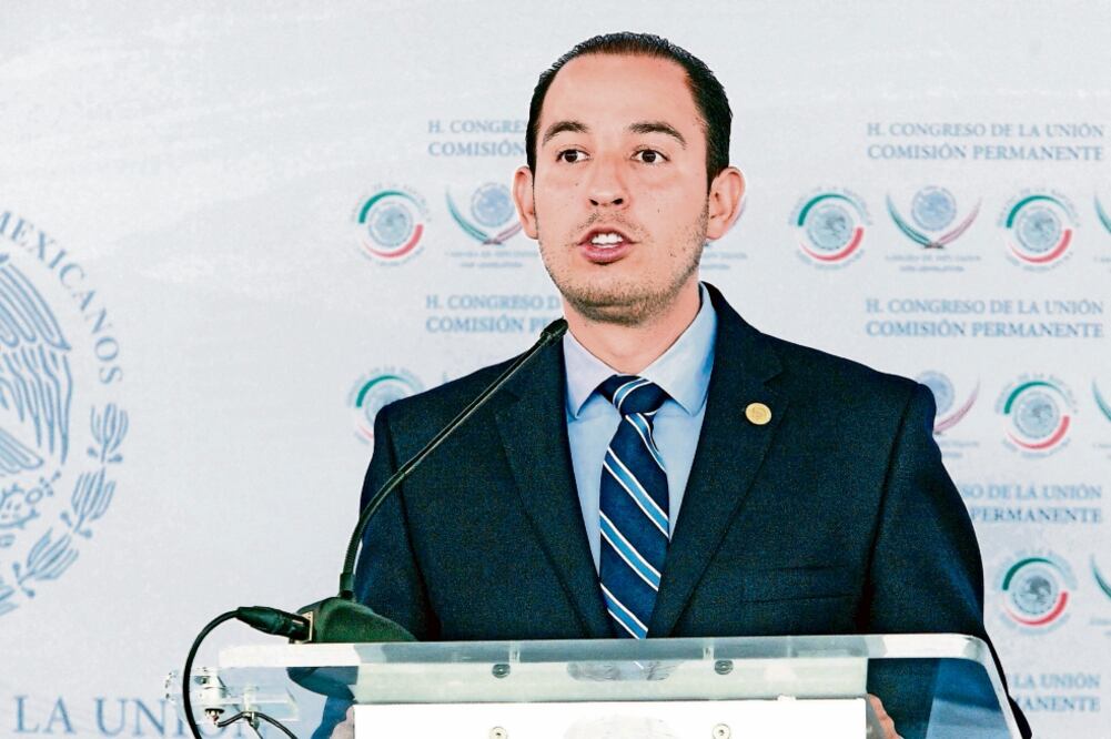 Marko Cortés Mendoza, coordinador del PAN en la Cámara Baja, dijo que tienen que velar por la unidad entre los otros partidos (ARCHIVO EL UNIVERAL)