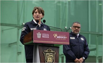Delfina Gómez encabeza el desfile militar, su primer evento como gobernadora del Estado de México