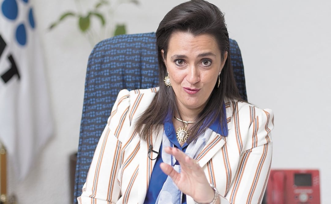 Margarita Ríos-Farjat was the head of the Tax Administration Service (SAT) - Photo: Germán Espinosa/EL UNIVERSAL
