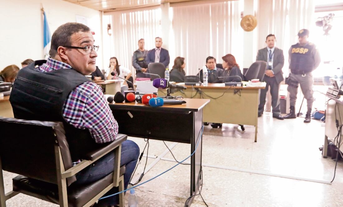 César García, presidente del Tribunal Quinto de Sentencia Penal, Narcoactividad y Delitos contra el Ambiente (LUIS CORTÉS. EL UNIVERSAL)