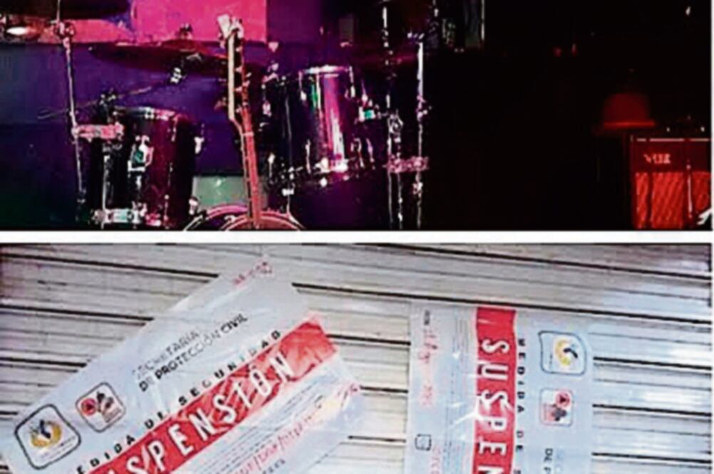 Las suspensiones se realizaron porque los establecimientos no contaban con programa interno de Protección Civil