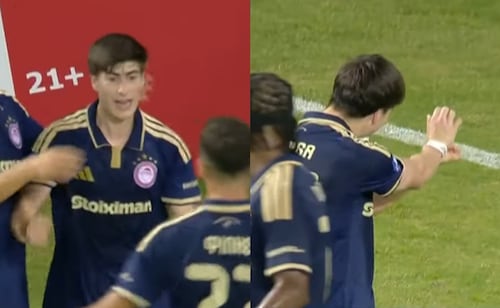 La Hormiga González se estrena como goleador con el Olympiacos