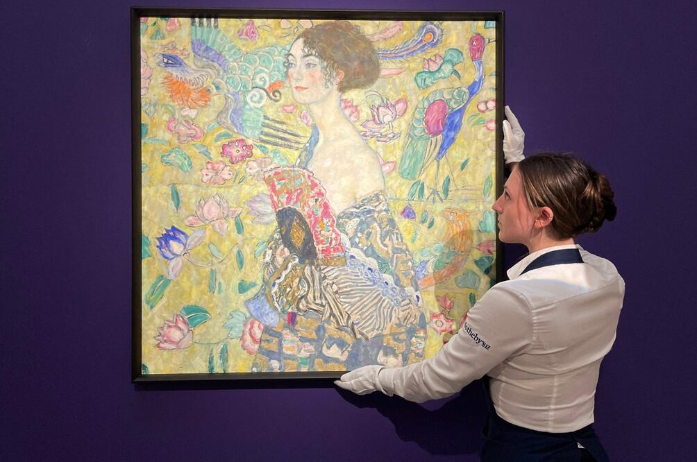 El último retrato de Klimt se vende por 99,2 millones en Londres.
Foto: AFP