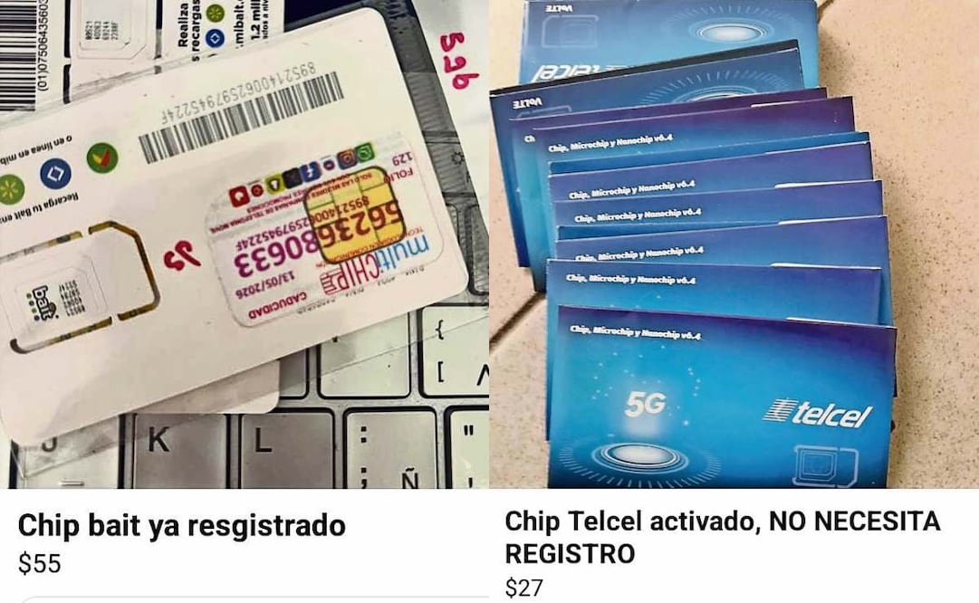 Esta casa editorial contactó a uno de estos vendedores, quien afirmó que los chips que vendían ya estaban registrados y que no había necesidad de hacer el trámite. Fotos: Especiales