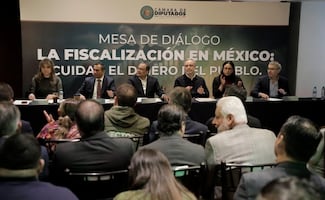 Alcalde de Escobedo, Nuevo León, participa en mesa de diálogo sobre fiscalización; habla sobre supervisión del gasto público