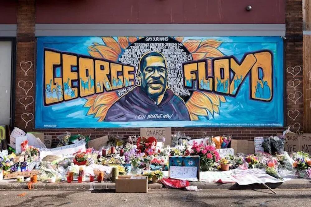 Altar en honor a George Floyd, símbolo de la lucha contra la violencia racial y la injusticia/ UNESCO IESALC