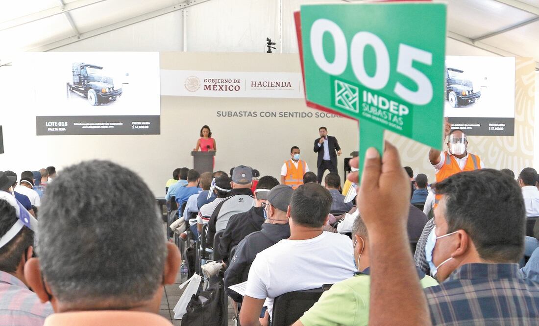 La subasta en línea del Indep será el 25 de noviembre. ARCHIVO EL UNIVERSAL