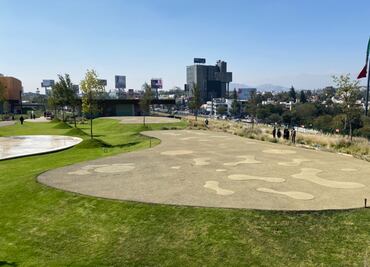 Inauguran parque en azotea de Plaza Satélite en Edomex