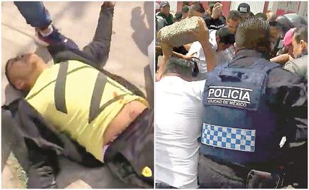 Agente lesiona a tres personas en tianguis