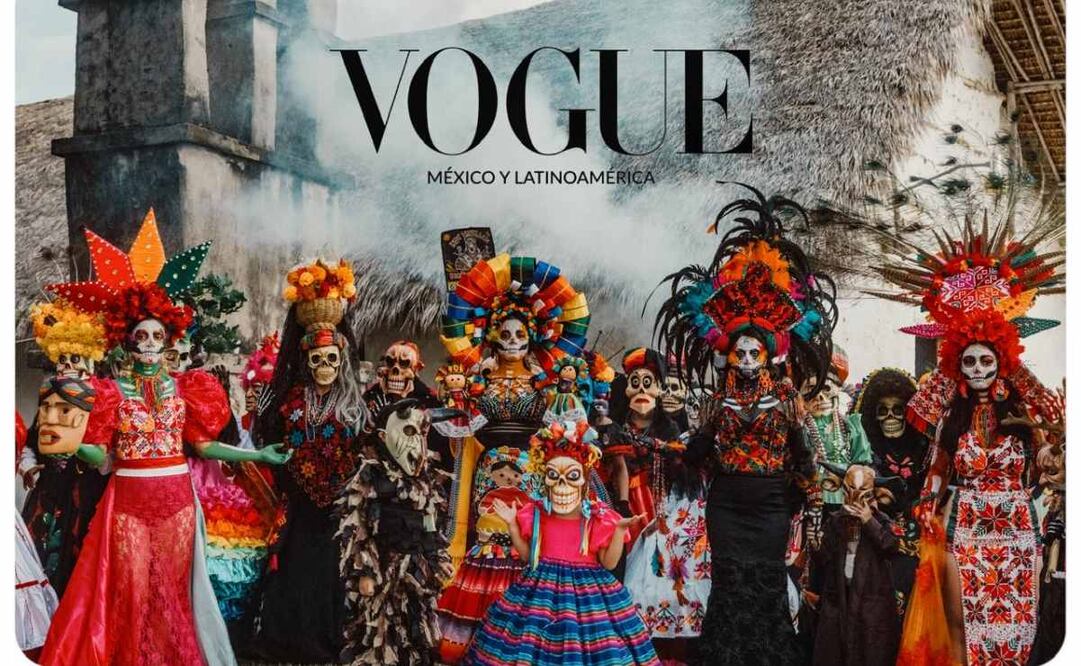 El fotógrafo potosino Arath Zumaya captura la esencia del Xantolo a través de su lente para Vogue Latam.
Foto: Especial.
