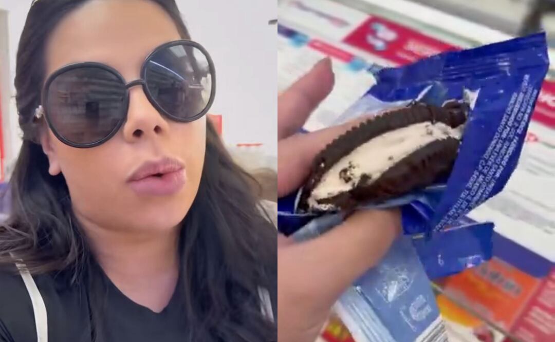 n el clip, la creadora de contenido mencionó que su hijo compró un helado en una farmacia pero al abrir el empaque notó que su postre se encontraba derretido. Foto: Redes Sociales