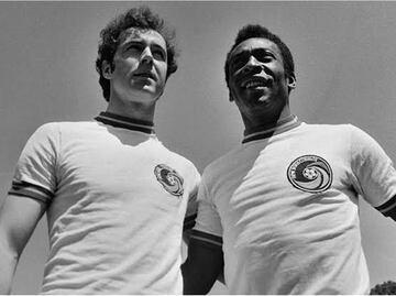 Franz Beckenbauer y Pelé, las estrellas mundiales que cautivaron a Estados Unidos