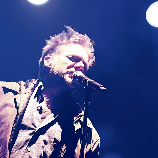 El cantante argentino fue ovacionado por su público. Foto: Agustín Salinas / El Universal.