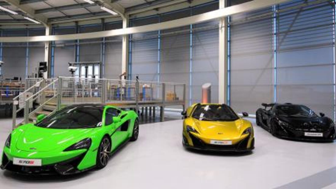 McLaren abre fábrica que no producirá coches 