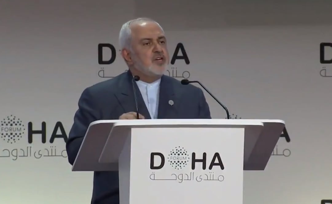 El ministro exterior iraní, Mohammed Javad Zarif / Captura de pantalla Twitter @JZarif