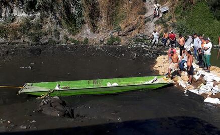 Video. Grieta "devora" canal de Xochimilco 