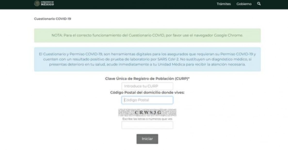 Cómo tramitar la incapacidad IMSS o permiso 3.0 por Covid-19 en línea