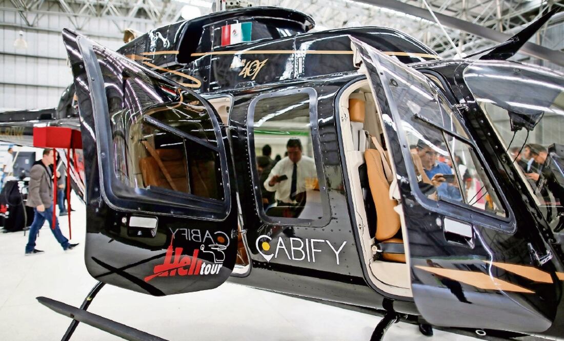 El servicio de “CabiFLY Shuttle” ofrecerá traslados en 10 minutos, a los que pueden acceder hasta cinco personas en un solo viaje (CARLOS JASSO. REUTERS)