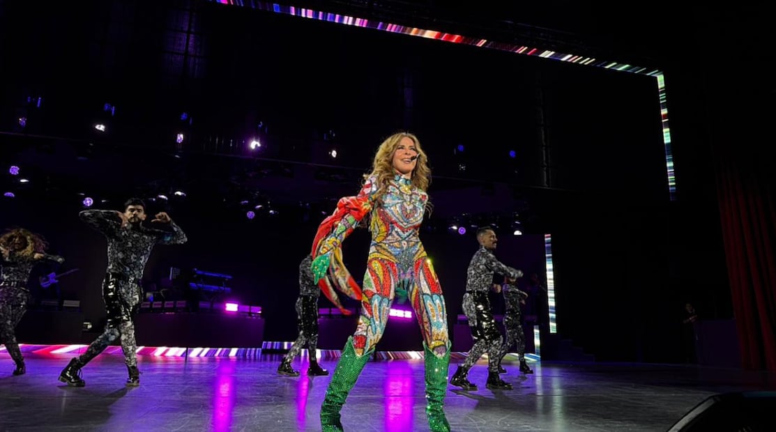 Gloria Trevi en su concierto en el Auditorio Nacional, de este sábado, 21 de febrero.
Foto: Prensa Danna, cortesía