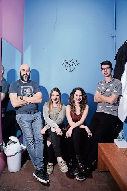 Rey Vecchionacce, La Vero Gómez, Ale Otero, y Nanutria (GONZALO IBÁÑEZ. EL UNIVERSAL)